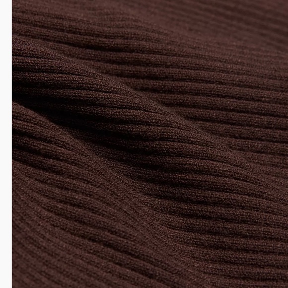 Aritzia Babaton Brown Rib Knit Legging with slits size Small - Picture 6 of 11